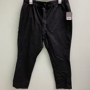 Black Jaanuu Drawstring Scrub Pants